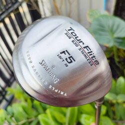 FW5 SPALDING TOUR FLITE องศา 19 ก้าน TOUR FLITE FLEX R เป็นก้าน HIGH MODULUS คุณภาพดีมาก หัวรูปทรงแบนและโค้งแบบน่าตีมาก ไม้กอล์ฟมือสอง ของแท้ BY NakaraLuxurious