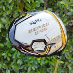 DRIVER HONMA BERES S-06 องศา 9.5 ก้าน ARMRQ X FLEX S ** ก้านระดับ 2 ดาว **