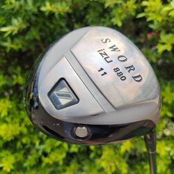 DRIVER SWORD iZU 880 องศา11 ก้าน SWORD iZ50 FLEX R Driver พรีเมี่ยม หน้าเด้ง จากแบรนด์ KATANA ต้นตำหรับตีไกล และยังตีง่าย เร่งสปีดได้ง่ายเพราะ ก้านทำมาเบา ไม้กอล์ฟมือสอง ของแท้ BY NakaraLuxurious