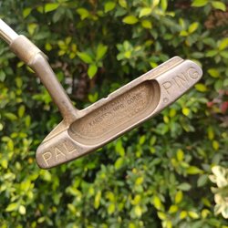 PUTTER PING PAL ความยาว 34 นิ้ว วัสดุหัวทองเหลือง พรีเมี่ยม พัตต์นุ่มนวล หาฟีลลิ่งนี้ยาก ในพัตเตอร์ปัจจุบัน รุ่นนิยม ไม้กอล์ฟมือสอง ของแท้ BY NakaraLuxurious