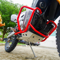 HCRF25BKA032 กันล้มแคชบาร์ล่าง Motoskill CRF250RALLY - สีแดง