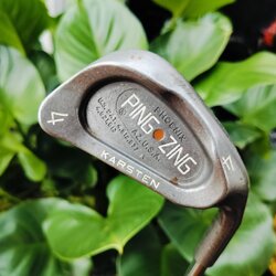 เหล็ก 4 PING ZING จุดส้ม ก้าน KARSTEN FLEX R รุ่นนี้ใบใหญ่กว่า EYE2 ทำให้ตีง่ายกว่า ชดเชยสูงกว่า ซึ่งเหล็กยาวถ้ารุ่นนี้เหมาะมากๆ ไม้กอล์ฟพรีเมี่ยมมือสอง ของแท้ By NakaraLuxurious