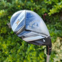 HYBRID 4 CALLAWAY XHOT องศา 22 ก้าน XHOT FLEX SR เป็นไฮบริดที่ตีมันส์!! และตีง่ายในตัว ออกแบบได้ดีมาก สอดพื้นได้ดี!! ไม้กอล์ฟมือสอง ของแท้ BY NakaraLuxurious