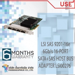 LSI SAS 9201-16e 6Gb/s 16-PORT SATA+SAS HOST BUS ADAPTER LSI00276