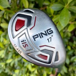 HYBRID PING iI5 องศา 17 ก้าน UST MAMIYA iROD FLEX S ก้านโมพรีเมี่ยมสุดๆ ตีดีมาก แน่นมาก ไม้กอล์ฟมือสอง ของแท้ BY NakaraLuxurious