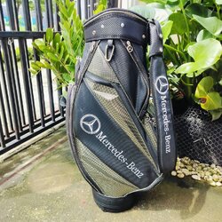 *** มีตำหนิด้านใน *** ถุงกอล์ฟ MERCEDES - BENZ มือสอง ของแท้ ถุง TOUR **ด้านใน ที่คั่นไม้กอล์ฟหลุด**