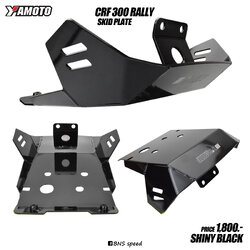กันแคร้ง YAMOTO CRF300RALLY สีดำเงา