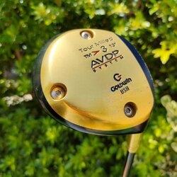 FW3 GOLDWIN TOUR MILLED AVDP SYSTEM องศา 13 ก้าน AVOIRDUPOIS FLEX R ** กริฟ เสื่อมสภาพ ** เป็น FW ที่ตีไกลมาก องศาชัน และการออกแบบ ของจุดถ่วงน้ำหนัก วางไว้ได้บล๊านซ์มาก ไม้กอล์ฟมือสอง ของแท้ BY NakaraLuxurious