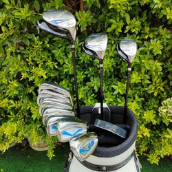 FULLSET KASCO DIMPALS EL สภาพสวย ชุดสุดยอดคุณภาพ จากแบรนด์พรีเมี่ยมญี่ปุ่น!!! มาพร้อม COVER เดิมครบชุด ถุงกอล์ฟ KASCO หนังแก้ว ไม้กอล์ฟมือสอง ของแท้ BY NakaraLuxurious