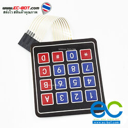 16 Key Membrane Switch Keypad 4*4 คีย์บอร์ดเมทริกซ์