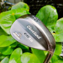 WEDGE Cleveland CG15 องศา 60 BOUNCE 8 ก้าน CLEVELAND WEDGE FLEX ร่องหน้าไม้เป็น ZIP GROOVE เป็นสี่เหลี่ยมเหมือนซิป สปินโหดมาก ไม้กอล์ฟพรีเมี่ยมมือสอง ของแท้ By NakaraLuxurious