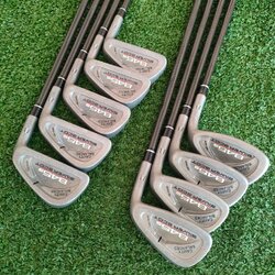 ชุดเหล็ก TOMMY ARMOR 845S SILVER SCOT ของใหม่!! มีเหล็ก 3-9 เเละ PW SW ก้าน G-FORCE FLEX R เป็นนวัตกรรมใหม่เอกสิทธิ์ PAT PEN ใบไม่ใหญ่มาก แต่ตีแล้วง่ายแบบสุด!! ไม้กอล์ฟมือหนึ่ง ของแท้ BY NakaraLuxurious