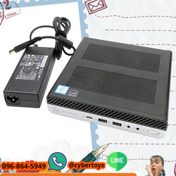 PC Mini มือสอง สภาพดี ประกันร้าน HP EliteDesk 800 G3 DM 35W (i7-7700T Ram8GB HDD500GB) พร้อมอะแดปเตอร์