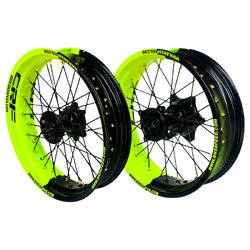 ชุดล้อโมตาด CRF250/300 ขอบสีดำตัดเหลืองนีออน