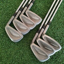 ชุดเหล็ก MIZUNO GM100 T.L.FLOW SYSTEM มีเหล็ก 5-9 เเละ PW SW ก้าน GM100 FLEX R MADE IN JAPAN ชุดเหล็กสุดนุ่ม ตีง่าย ตีสบายครับ และยังให้สปินได้เต็มที่ครับ ของญี่ปุ่นมั่นใจได้เลยครับ