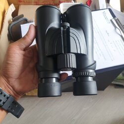 กล้องส่องทางไกลกันน้ำสำหรับการส่องสัตว์ 10x42 รุ่น 100 (สีดำ) | Waterproof hunting binoculars 100 10x42 - black