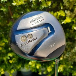 DRIVER HONMA TWIN MARKS 355TI องศา 10.5 ก้าน SUPREME KICK POINT TECHNOLOGY FLEX R ตัว TWIN MARKS หรือตัวสองเหรียญ!! วัสดุสุดยอดคุณภาพจาก JAPAN SAKATA ตีง่าย และไกลมาก เร่งสปีดได้ดี ไม้กอล์ฟมือสอง ของแท้ BY NakaraLuxurious