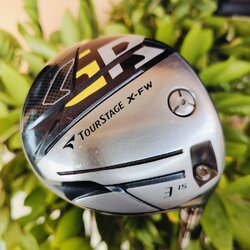FW3 TourStage GR X-FW ก้าน TOUR AD B14-03W FLEX S ก้าน กริพ หัว สีโทนเหลือง หล่อมมากค่ะ สภาพดี ตีสุด กระดองเคฟล่าพรีเมี่ยม ไม้กอล์ฟพรีเมี่ยมมือสอง ของแท้ By NakaraLuxurious