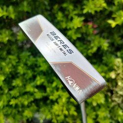 PUTTER HONMA BERES BP 1002 MS225 SOFT METAL วัสดุพรีเมี่ยมมากๆ ความยาว 34 นิ้ว MADE IN JAPAN SAKATA พัตเตอร์พรีเมี่ยม หน้าอินเสิร์ทสุดนุ่มนวล และเกาะไลร์ดีมาก น้ำหนักดีมาก ไม้กอล์ฟมือสอง ของแท้ BY NakaraLuxurious