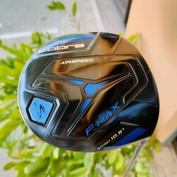 Driver Cobra F-Max Airspeed ก้าน AIR SPEED 40R เบาจัด 40 กรัม กระดองเคฟล่าทั้งชิ้น สวยจัดๆ เป็น Driver ที่เบาที่สุดของ COBRA มี COVER แท้ เดิม ไม้กอล์ฟพรีเมี่ยมมือสอง ของแท้ By NakaraLuxurious