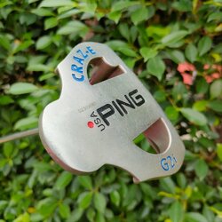 ** ไม้กอล์ฟสำหรับท่านที่ถนัดซ้าย ** PUTTER PING G2i CRAZ-E USA ความยาว 34 นิ้ว ก้าน PING G2i ของดี พัตต์ตรงมากๆ มือซ้ายหายาก