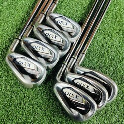 ชุดเหล็ก XXIO 7 หน้าเด้งแบบจัดๆ ด้วย Super-TIX® 51AF ความบางเพียง 2.10 mm ตีไกลกว่าเหล็กปกติอย่างน้อย 1 เบอร์ NEXT FUTURE TECNOLOGY ไม้กอล์ฟพรีเมี่ยมมือสอง ของแท้ By NakaraLuxurious