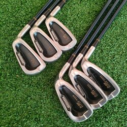 ชุดเหล็ก MARUMAN GUINNESS TI-555 มีเหล็ก 6-9 เเละ PW AW ก้าน GUINNESS GN555 FLEX SR ชุดเหล็กหน้าเด้ง ตีไกลที่สุดในโลก มีแผ่นไทเทเนี่ยมที่หน้าไม้ ตีไกลกว่าปกติ 1 - 2 เบอร์ Guinness World Records