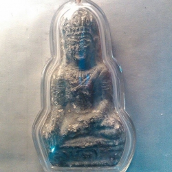 (ขายแล้ว)พระกรุ เทริดขนนก ศิลป ลพบุรี เนื้อชินเงิน 2000/-