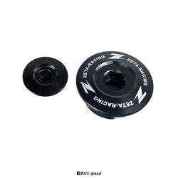 ปิดมาร์คจานไฟ ZETA Engine Plugs CRF250/300,CT125,Monkey125 ดำ