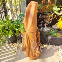 ถุงกอล์ฟ BIRBERRYS SPORT มือสอง ถุงหนัง สวยเดิมๆ สไตล์ VINTAGE ไม้กอล์ฟพรีเมี่ยมมือสอง By NakaraLuxurious