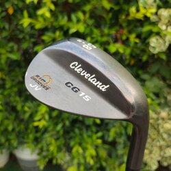 WEDGE CLEVELAND CG15 ZIP GROOVES รุ่น JV องศา 58 BONCE 08 ก้าน DYNAMIC GOLD FLEX S200 สุดยอด WEDGE ร่องสี่เหลี่ยมที่คมสุดๆ วัสดุสุดพรีเมี่ยม ตกหยุดถอยหลังแน่นอน