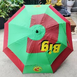 ร่มกอล์ฟ สองชั้น กัน UV BIG C มือสอง สภาพนางฟ้า พร้อมปลอกร่มอย่างดี กัน UV หนา ดีมากๆ ร่มกอล์ฟมือสอง ของแท้ BY NakaraLuxurious