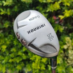 HYBRID HIPPO HOUDINI องศา 21 ก้าน HOUDINI FLEX R ตัวนี้เป็นรุ่นที่ทำมาพรีเมี่ยม ใช้ออกแข่งตอนนั้น หน้า MARAGING เด้ง ตีแบบง่ายๆ มือใหม่ก็ตีได้!! ไม้กอล์ฟมือสอง ของแท้ BY NakaraLuxurious