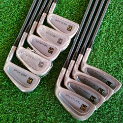 ชุดเหล็ก MITSUSHIBA DECADE M10 ของใหม่!! มีเหล็ก 3-9 เเละ PW SW ก้าน DECADE USA M 10 FLEX R เหล็กคุณภาพดี!! ไม้กอล์ฟมือหนึ่ง ของแท้ BY NakaraLuxurious