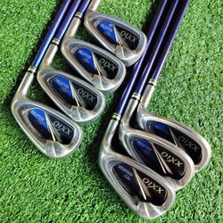 ชุดเหล็กหน้าเด้ง XXIO MP800 ติดรางวัลที่ 1 ของญี่ปุ่น หน้าไม้ มีแผ่นอีก 1 ชั้น เพิ่มความเด้ง ตีง่ายตีไกลมาก ไม้กอล์ฟพรีเมี่ยมญี่ปุ่นมือสอง ของแท้ By NakaraLuxurious