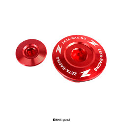 ปิดมาร์คจานไฟ ZETA Engine Plugs CRF250/300,CT125,Monkey125 แดง