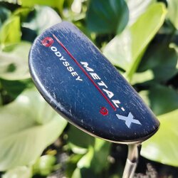 PUTTER ODYSSEY METAL - X #9 ความยาว 34 นิ้ว พัตเตอร์ทรงมอลเล็ตที่ชดเชยความผิดพลาดสูง ไม้กอล์ฟพรีเมี่ยมมือสอง ของแท้ By NakaraLuxurious