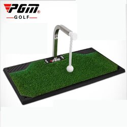 360 degree drive practice mat พรมซ้อมไดร์ฟ 360 องศา PGM HL005 ผลิตจากวัสดุที่แข็งแรงทนทาน ขนาด 33.8 x 63 cm. ( สีดำ )