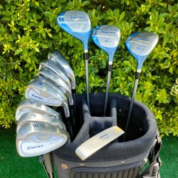 *ไม้กอล์ฟครบชุดสำหรับผู้หญิง* FULLSET MIZUNO EURUS LADY เป็นชุดพรีเมี่ยมจากญี่ปุ่น ก้านเบาสบาย เหมาะกับผู้หญิงเอเชีย สุดยอดพรีเมี่ยม ตีง่าย ไกล สวยเดิม COVER เดิมๆ ไม้กอล์ฟมือสอง ของแท้ BY NakaraLuxurious