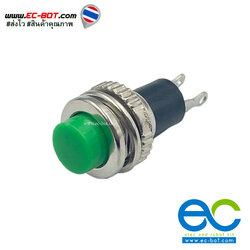 สวิตช์กดติดปล่อยดับ รีเซตสวิตช์ DS-316 สีเขียว รูติดตั้ง 10mm.