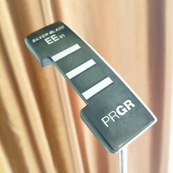 PUTTER PRGR SILVER BLADE EE01 ความตรงสุดขีด (สุดขีด) ความยาว 34 นิ้ว 2020 Model พัตเตอร์สุดพรีเมี่ยมจากญี่ปุ่นรุ่นใหม่ ไม้กอล์ฟพรีเมี่ยมมือสอง ของแท้ By NakaraLuxurious