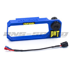 การ์ดเรือนไมล์ Dinotech สีน้ำเงิน CRF300L พร้อมที่ชาร์ท USB 5.V 2.1A 2 ช่อง