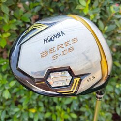 DRIVER HONMA BERES S-06 องศา 9.5 ก้าน ARMRQ X FLEX S ** ก้านระดับ 2 ดาว ** สุดยอดของสุดยอดพรีเมี่ยม ก้านถัก 10 ชั้น