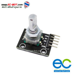 โมดูล Rotary หมุนรับค่า 360 องศาพร้อมสวิตช์ปุ่มกด Digital Rotary Encoder with Switch