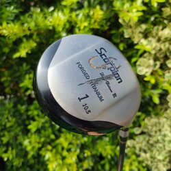 DRIVER SCORPION FORGED องศา 10.5 ก้าน SCORPION FLEX R หน้าเบต้าไทเทเนี่ยม หน้ากว่าง หัวใหญ่ ตีไกล ง่าย