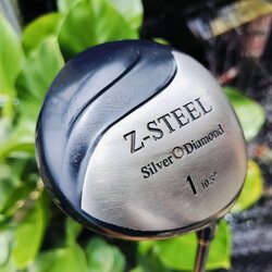 Driver Z-STEEL Silver Diamond องศา 9.5 ก้าน KENT เป็น HIGH MODULUS FLEX S มือสอง สภาพดีค่ะ ตีง่าย สเปคนี้ตีแรงได้ ไม้กอล์ฟมือสอง ของแท้ By NakaraLuxurious