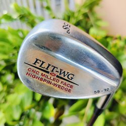 WEDGE FLIT-WG สุดยอดสปิน!!! องศา 58 BOUNCE 10 FLEX S CNC-MILLED FACE หน้าสปินมาก วัสดุพรีเมี่ยม สุดนุ่มและวางบอลได้ อย่างแม่นยำมาก ดูรูปหน้าใบจะรู้ว่า สุดยอดของความสปินเป็นอย่างไร!!! ไม้กอล์ฟพรีเมี่ยมมือสอง ของแท้ By NakaraLuxurious