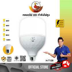 หลอดไฟไก่ฟ้า LED สว่างกว่าด้วยกำลังไฟสูง รูปทางทันสมัย ขั้ว E27 ใช้งานง่าย