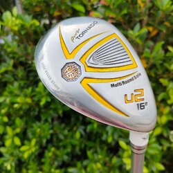 ด่วนที่สุด HYBRID ตัวแรง!!! KASCO UT WEDGE ตีดีสุดๆ หน้าไม้ SUPER HYTEN U2 องศา 16 ตีไกลมาก ก้าน STABIL SHAFT FLEX S เป็นก้านแบบอ้วนหน่อย ทำให้ตีแม่นกรีนมากๆในระยะไกลครับ ตามหากันเยอะมากๆ จองด่วน!!!