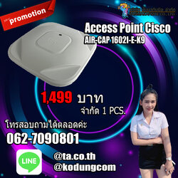 แอ็กเซสพอยต์แบบไร้สาย Cisco Access Point Model AIR-CAP 1602I-E-K9